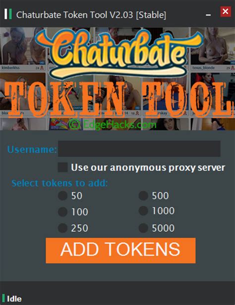 Chaturbate token hack password